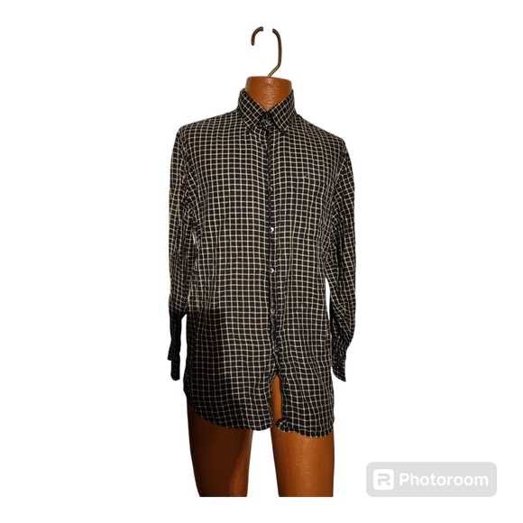 W.H. Belk Button Down Shirt Men's Large - Picture 1 of 5